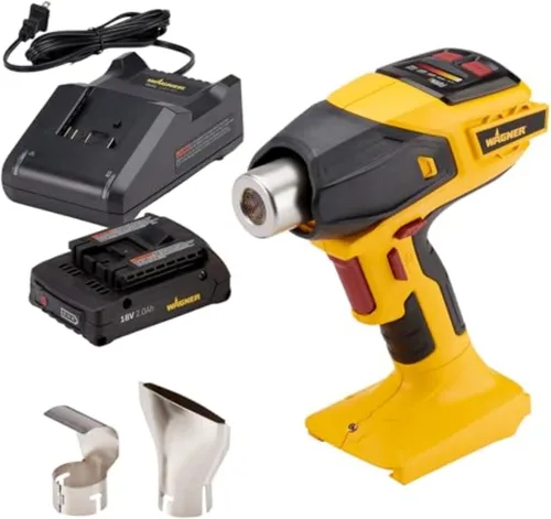 Vista 17 de Wagner Spraytech 0503063 FURNO 500 Pistola de calor de temperatura variable, 2 boquillas y 12 ajustes de temperatura que van de 150 °F a 1200 °F