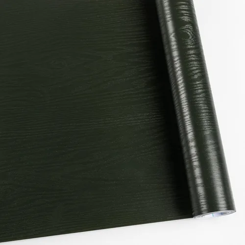 Vista 12 de Papel de contacto de madera azul oscuro despegar y pegar, papel tapiz engrosado sin rasgaduras, adhesivo de vinilo, autoadhesivo impermeable