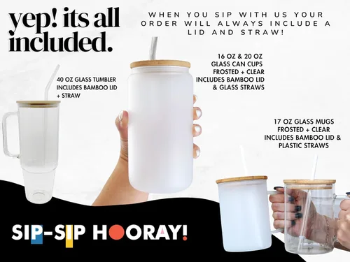 Vista 7 de Sip-Sip Hooray! Smiley Daisy - Taza de vidrio de 16 onzas con tapa y pajilla, vaso de café helado floral retro, bonito regalo personalizado