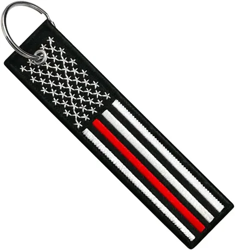 Vista 10 de Llavero de bandera con llavero, EDC para motocicletas, scooters, coches y regalos Canadá