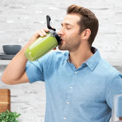 Vista 9 de NutriBullet® Pro+ de 1200 vatios - Licuadora personal con función de pulso SKU – Negro mate