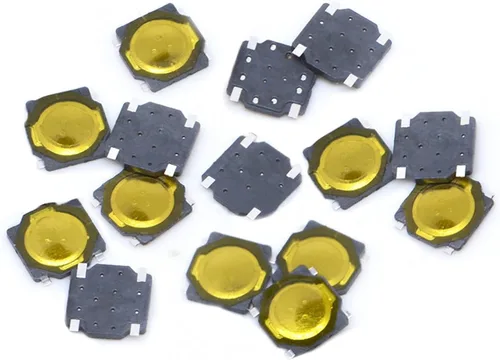 Vista 3 de GATSUN Industrial Switches 100PCS Metal Dome 3.7 * 3.7 * 0.35mm Thin Film Touch Switch 4 Feet Foot Patch Micro Button Switch 3.7 * 3.7 * 0.35MM