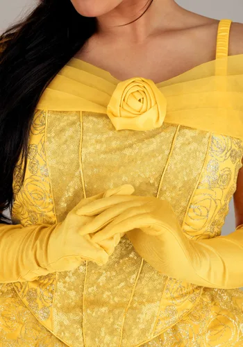 Vista 2 de Disfraz Premium de Belle de Disney para Mujer Talla Plus Multicolor