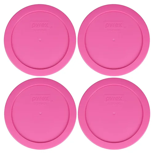 Vista 49 de Pyrex 7201-PC (4 tazas) Berry Pink Tapa de almacenamiento para cuencos de Rosado Berry