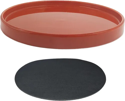 Vista 28 de Yukfona - 4 bandejas de cerámica para macetas, bandejas de 4 5 6 7 8 9 10 11 12 13 pulgadas para interior y exterior, resistente, duradera, base