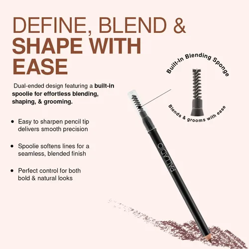 Vista 5 de Palladio Cosmetic Lápiz para cejas, Caoba
