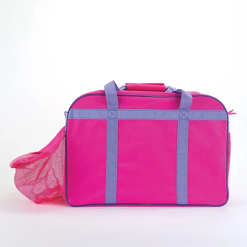 Vista 3 de Lillian Vernon Bolsa de lona de fútbol personalizada para niños, equipo deportivo y de viaje con compartimento para pelotas y botellas de agua