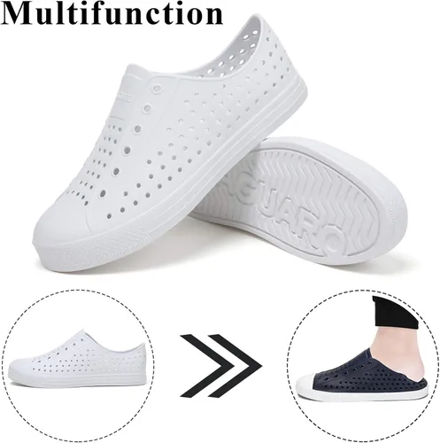 Vista 5 de SAGUARO Zapatos de agua transpirables para hombres y mujeres y niños, sandalias para playa, ligeras, de fácil postura, zuecos de jardín.