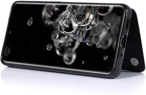 Vista 7 de Funda de teléfono para Samsung Galaxy S20 Plus Glaxay S20+ 5G con protector de pantalla de vidrio templado y tarjetero, funda de piel con tapa