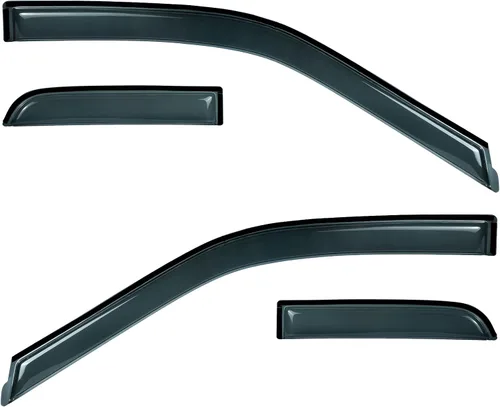 Vista 9 de Parasol para ventana exterior, protectores de lluvia compatibles con Toyota 4Runner 2025-2026, deflector de ventilación de viento, humo, 4 piezas