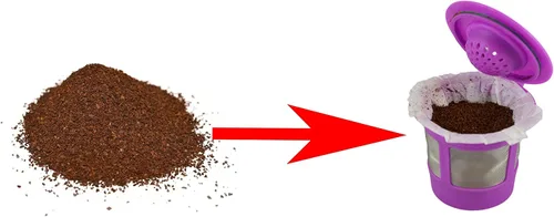 Vista 5 de Filtro de papel de café K-cup opcional para Ekobrew - Filtro de un solo uso, Blanco Café más limpio con menos sedimentos y limpieza rápida sin