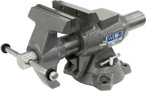 Vista 9 de Morsa de banco multiuso Wilton, 4-1/2" de ancho, 4-1/4" de apertura máxima de la mordaza, 2-1/4" de garganta (Modelo 450P)