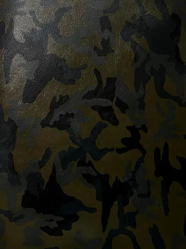 Vista 3 de Piel de vaca camuflaje (verde militar, 20 pies cuadrados (lado completo))