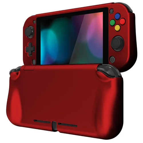 Vista 26 de PlayVital ZealProtect Protective Case for Nintendo Switch Lite, Ergomomic Grip Hard Cover - Durable Shock-absorbent Shock-Absorption Anti-Scratch
