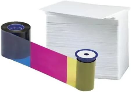 Vista 10 de Cinta + variaciones de tarjeta (Datacard, Datacard 534000-002 YMCKT Cinta de color)