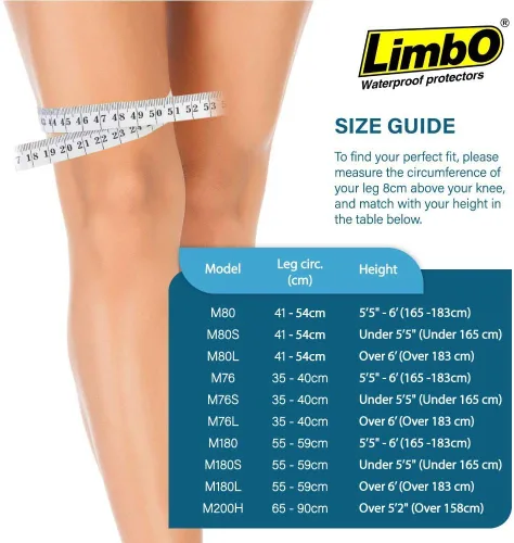 Vista 4 de LimbO Protector impermeable de yeso y heridas (largo - delgado) para pacientes de más de 6 pies