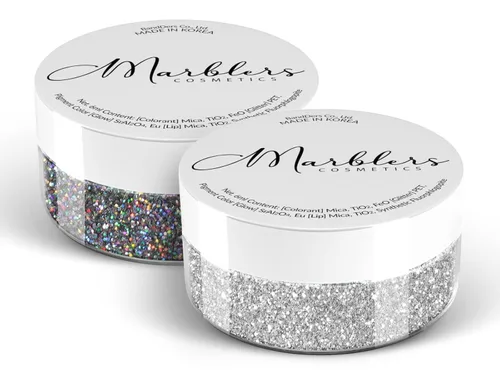 Vista 84 de MARBLERS Polvo de mica natural grueso [perla azul acero] 0.11 onzas (0.11 oz) altamente pigmentado no tóxico, vegano, libre de crueldad animal