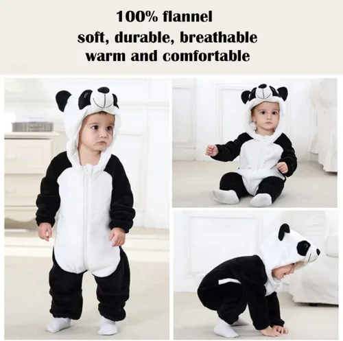 Vista 5 de Disfraz de animal para bebé, traje unisex para niños pequeños, disfraz de Halloween