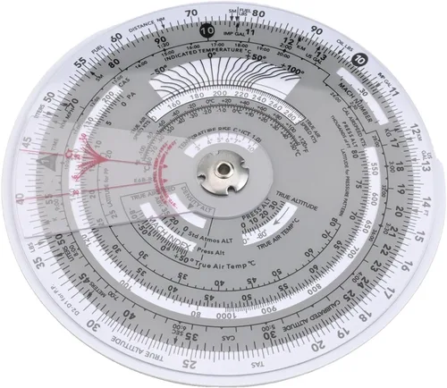 Vista 10 de E6B R Flight Computer Aviation Slide Rule For Pilot Training Plastic