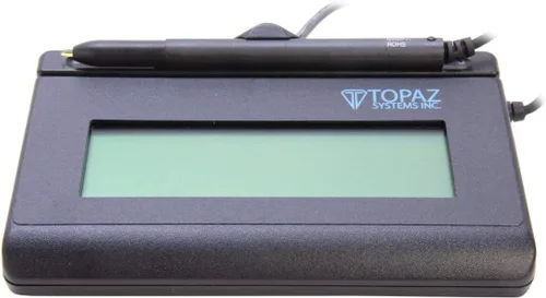 Vista 2 de Topaz T-L462-HSB-R SIGNATUREGEM LCD 1X5 USB Signature Capture Pad (Renovado)