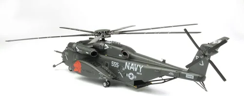 Vista 4 de Platz /Italeri 1/72 US Navy Minesweeping Transport Helicopter MH-53E Seadragon HM-14 Vanguard Modelo de plástico TPA-18 Color moldeado