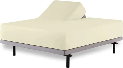 Vista 37 de Juego de sábanas premium de 4 piezas - Sábanas de cama de algodón tamaño individual - 100% algodón - 300 número de hilos - Sábana bajera ajustable