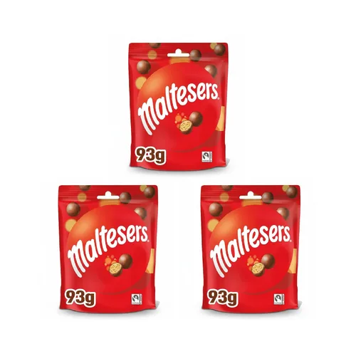 Vista 3 de Maltesers Bolsa de chocolate estándar de 3.28 oz (paquete de 3)