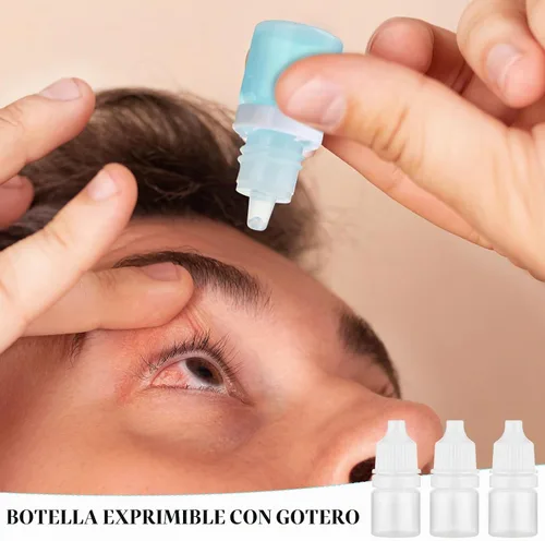Vista 4 de TrelaCo 300 unidades de botellas cuentagotas de plástico a granel de 3 ml, botellas cuentagotas exprimibles transparentes para líquidos, aceites