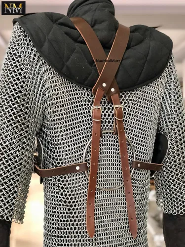 Vista 6 de MERC Light Armour Peto Medieval LARP Peto Armadura Coraza