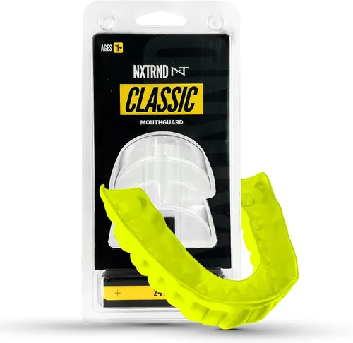 Vista 8 de Paquete de 2 protectores bucales clásicos Nxtrnd, boquilla deportiva de ajuste personalizado para fútbol americano, boxeo, MMA, baloncesto, hockey