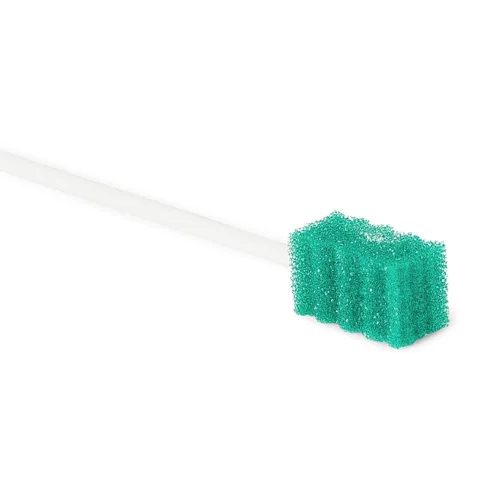 Vista 10 de Medline DenTips - Hisopos orales tratados, color verde, paquete de 10 hisopos