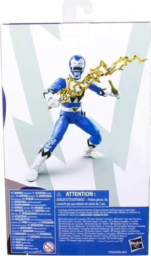 Vista 8 de Power Rangers Lightning Collection Lost Galaxy Blue Ranger - Figura de acción coleccionable de 6 pulgadas con accesorios