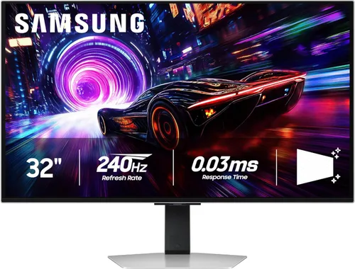 Vista 22 de SAMSUNG Odyssey QD-OLED G8 (G81SF) de 27 pulgadas, 4K, 240Hz, monitor para juegos, tiempo de respuesta de 0.03 ms, DisplayHDR True Black 400, AMD