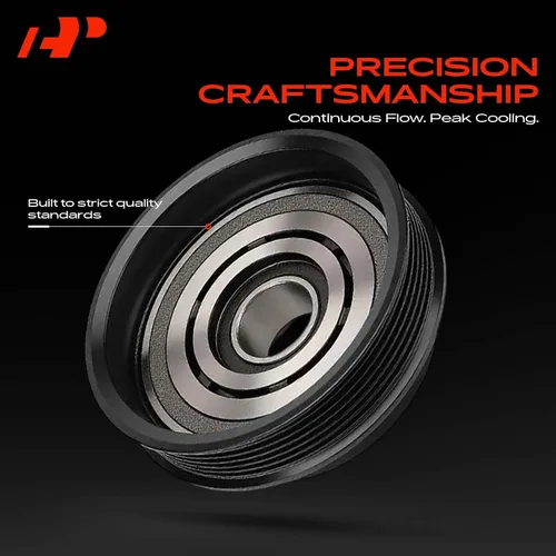 Vista 4 de Kit de embrague de compresor de A/C de A-Premium compatible con Dodge Charger 2006-2010, Challenger 2008-2010, Magnum 2005-2008 y Chrysler 300