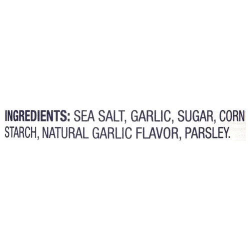 Vista 3 de Morton s Sal marina y ajo, 8.5 oz with ground garlic and parsley, no MSG, multi-pack shaker for spice rack, grilling seasoning