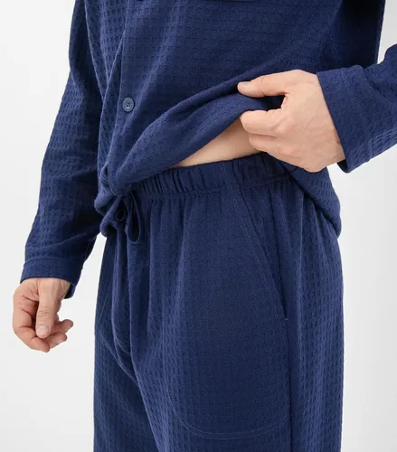 Vista 50 de DAVID ARCHY - Pijama de algodón con botones para hombre
