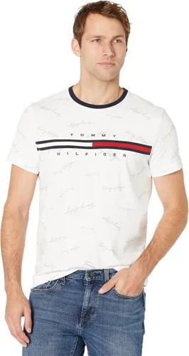 Vista 27 de Tommy Hilfiger Mens Short Sleeve Tino T-Shirt Manzana roja
