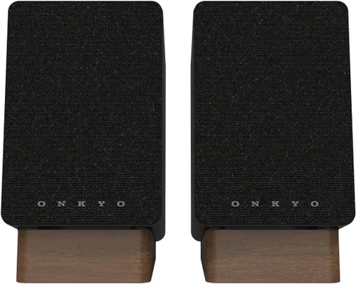 Vista 2 de Onkyo Creator Series GX-10DB Altavoces Amplificados, Negro - woofer de 3 pulgadas, USB/C, línea/Phono, puertos ópticos y conectividad de audio