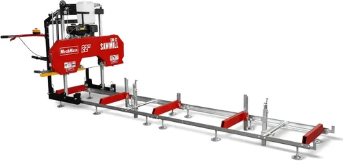 Vista 14 de MechMaxx Aserradero portátil de 22", longitud de pista de 13', ancho
