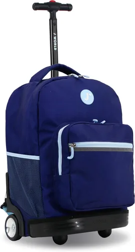 Vista 26 de J World Sunrise Kids - Mochila con ruedas para niñas y niños. Mochila con ruedas para la escuela, Aurora, 18 pulg
