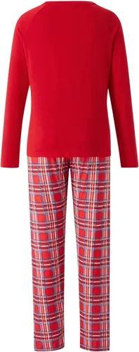 Vista 6 de Conjuntos de pijamas familiares de Navidad. Juego de pijamas iguales para bebes, adultos y niños, ropa de dormir de Navidad, juegos de pijamas