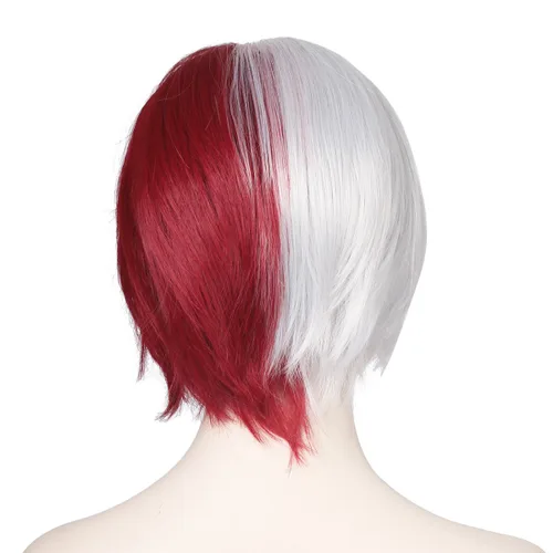 Vista 5 de ColorGround Peluca corta de anime para cosplay