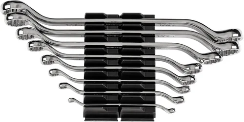 Vista 21 de TEKTON Juego de 5 llaves de caja con desvío de 45 grados con organizadores modulares (1/4-13/16 pulgadas) WBE95101