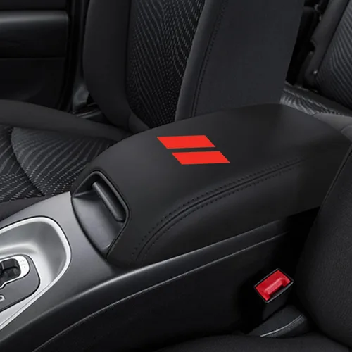 Vista 5 de Funda para reposabrazos de consola central de automóvil para Dodge Journey 2011 2012 2013 2014 2015 2016 2017 2018 2019 2020 cuero antiarañazos