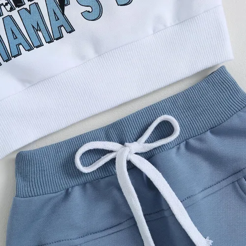 Vista 6 de DNOMAID YZARC Conjunto de sudadera de manga larga para bebé niño de otoño e invierno, 2 piezas, ropa para niños pequeños