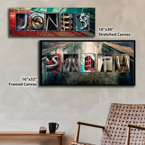 Vista 4 de Personal-Prints Decoración personalizada de automóviles o regalo para el mecánico, entusiasta de los automóviles clásicos o los automóviles. Regalo