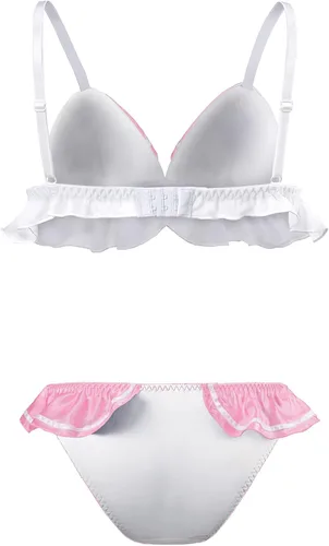 Vista 7 de Littleforbig Conjunto de bikini sexy sin mangas con cuello de marinero y espalda descubierta para mujer