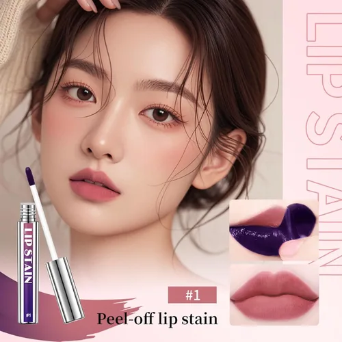 Vista 2 de 3 unidades de tinte de labios despegable, tinte de labios de larga duración, delineador de labios impermeable, delineador de labios que se despega