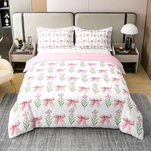 Vista 15 de jejeloiu Cute Mushroom Decor Duvet Cover 100% Cotton for Kids Boys Girls Twin Size Botanical Plants Bedding Set Cartoon Mushrooms Comforter Cover