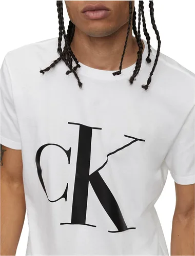 Vista 3 de Calvin Klein Men's Monogram Ck Jeans Crewneck T-Shirt